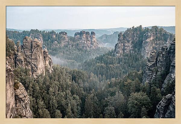 Bastei Rock Formation Serenity