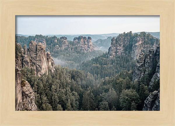 Bastei Rock Formation Serenity