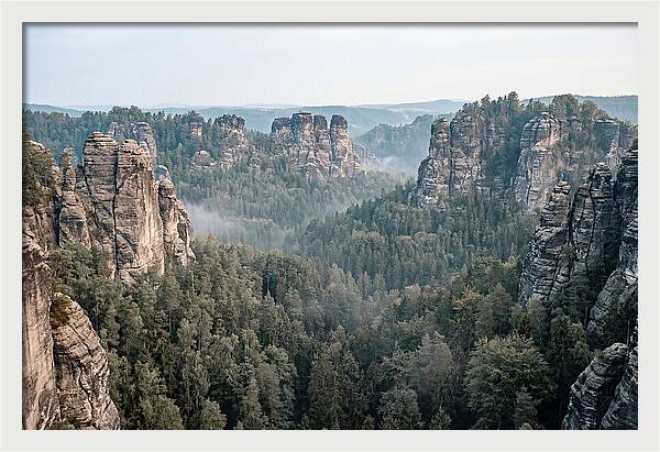 Bastei Rock Formation Serenity