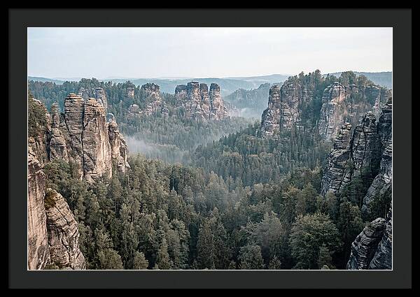 Bastei Rock Formation Serenity