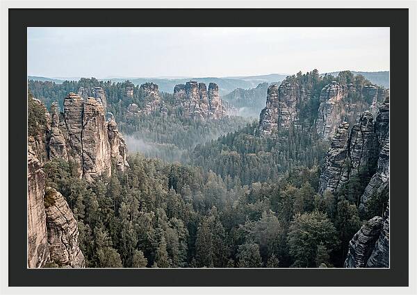Bastei Rock Formation Serenity
