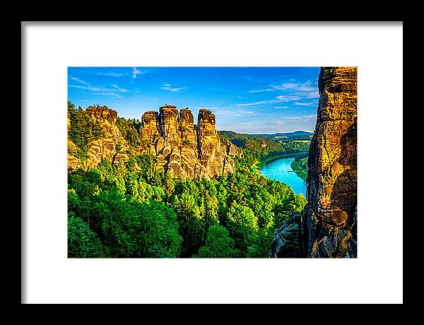 Bastei Rock Formation Tranquility