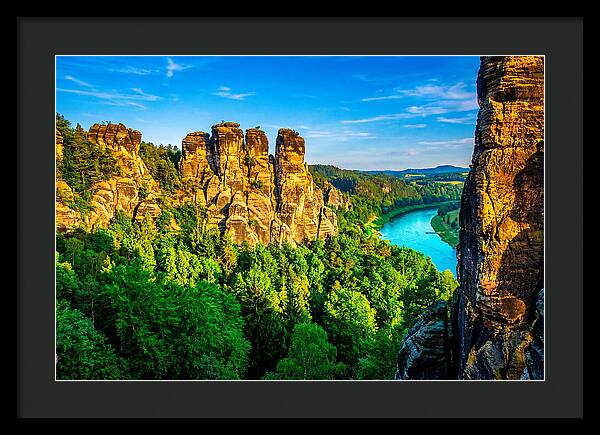 Bastei Rock Formation Tranquility
