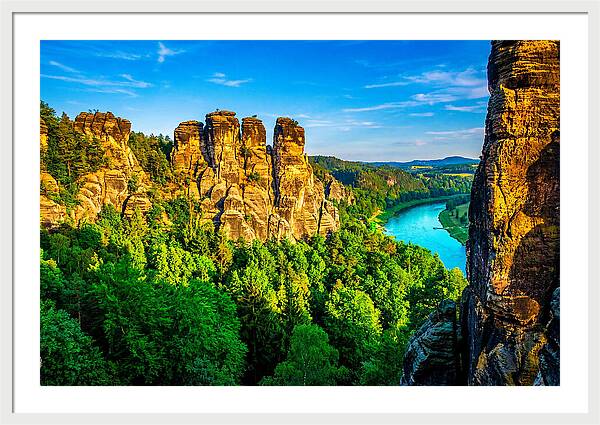 Bastei Rock Formation Tranquility
