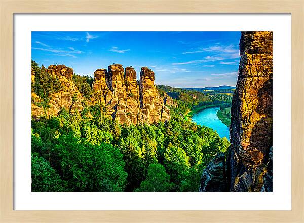 Bastei Rock Formation Tranquility