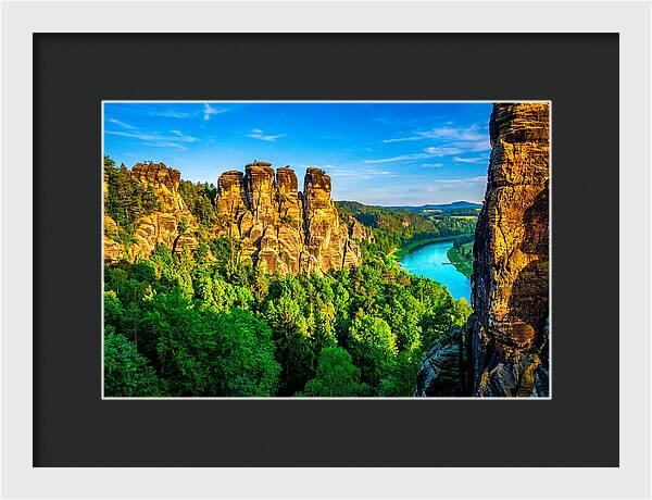 Bastei Rock Formation Tranquility