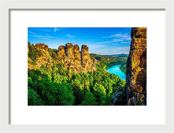 Bastei Rock Formation Tranquility