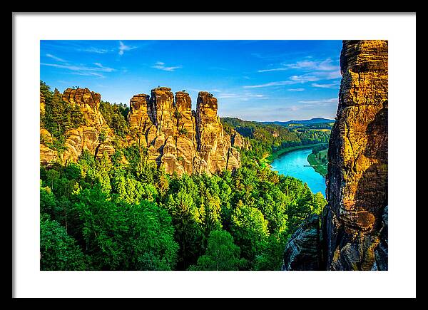 Bastei Rock Formation Tranquility