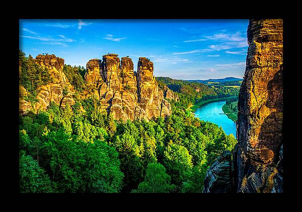 Bastei Rock Formation Tranquility
