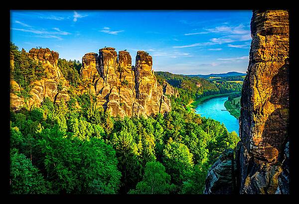 Bastei Rock Formation Tranquility