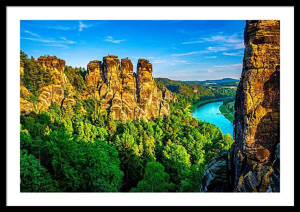Bastei Rock Formation Tranquility