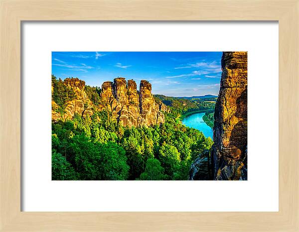 Bastei Rock Formation Tranquility