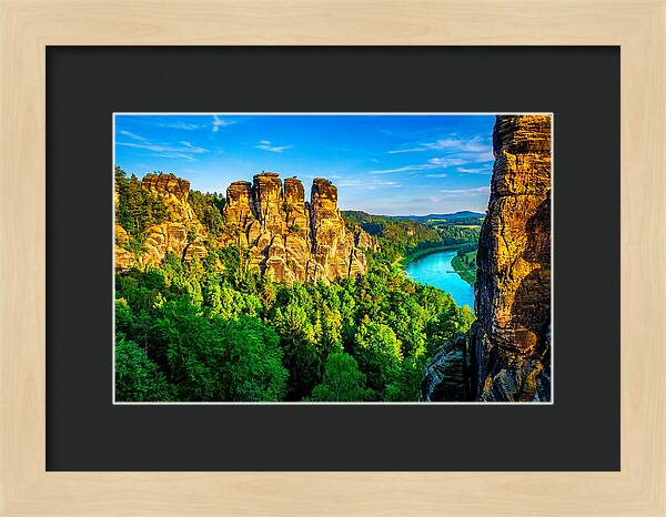 Bastei Rock Formation Tranquility