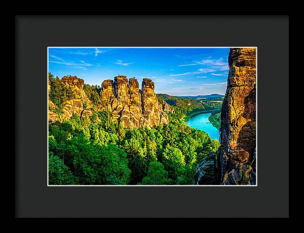 Bastei Rock Formation Tranquility