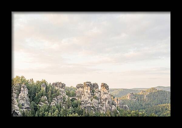 Bastei Rock Formation Tranquility