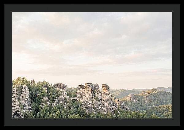 Bastei Rock Formation Tranquility