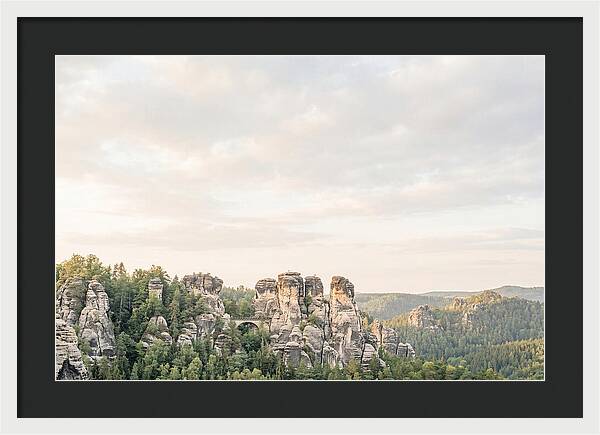 Bastei Rock Formation Tranquility