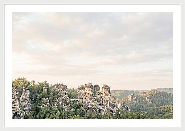 Bastei Rock Formation Tranquility