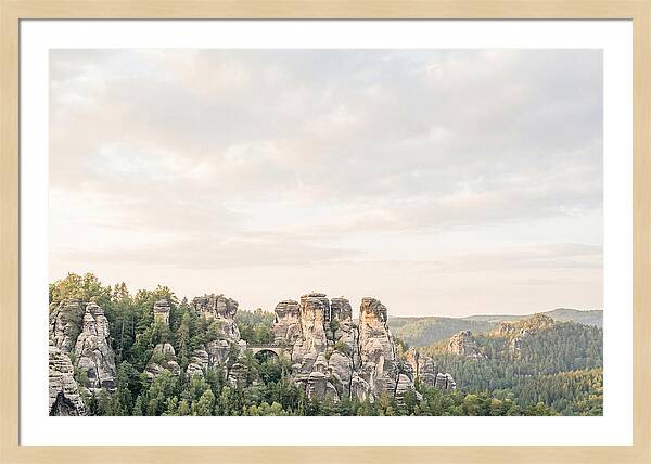 Bastei Rock Formation Tranquility