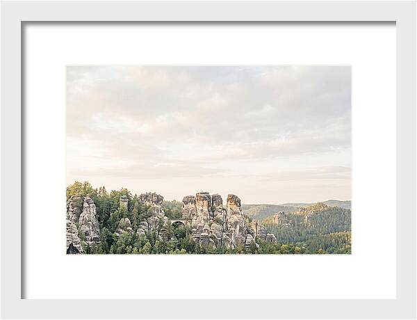 Bastei Rock Formation Tranquility