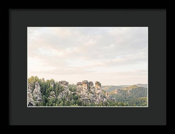 Bastei Rock Formation Tranquility