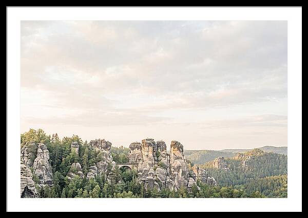 Bastei Rock Formation Tranquility