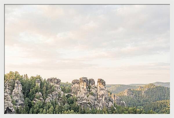 Bastei Rock Formation Tranquility