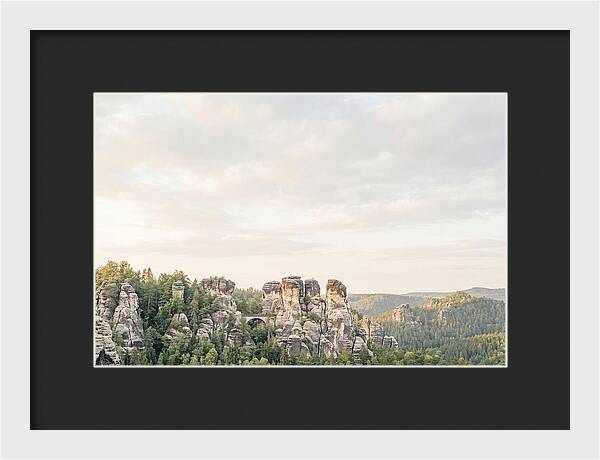 Bastei Rock Formation Tranquility
