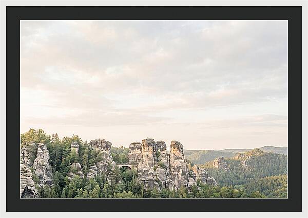 Bastei Rock Formation Tranquility