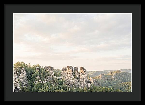 Bastei Rock Formation Tranquility