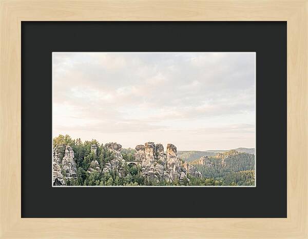 Bastei Rock Formation Tranquility