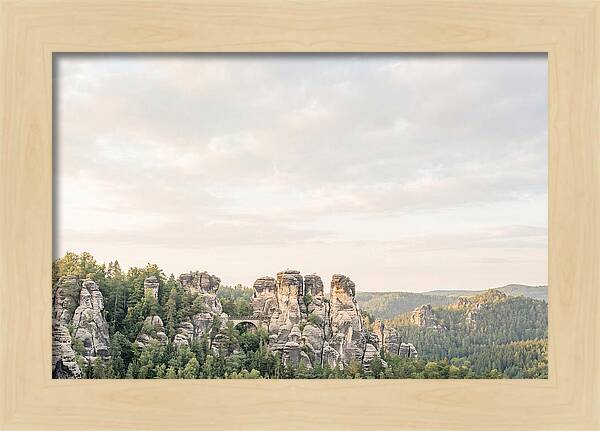 Bastei Rock Formation Tranquility