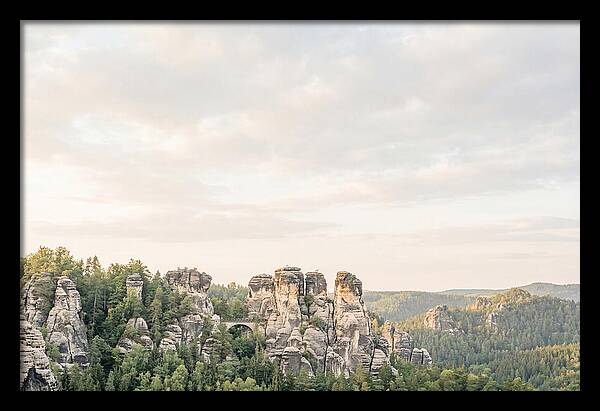 Bastei Rock Formation Tranquility