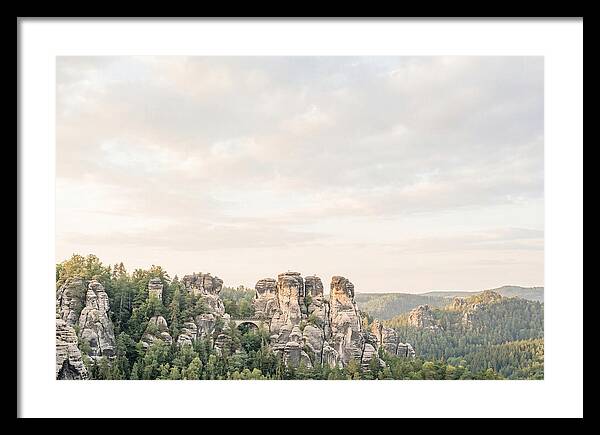 Bastei Rock Formation Tranquility