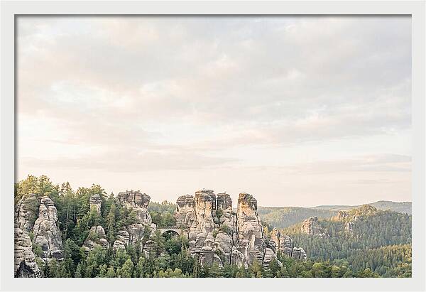 Bastei Rock Formation Tranquility