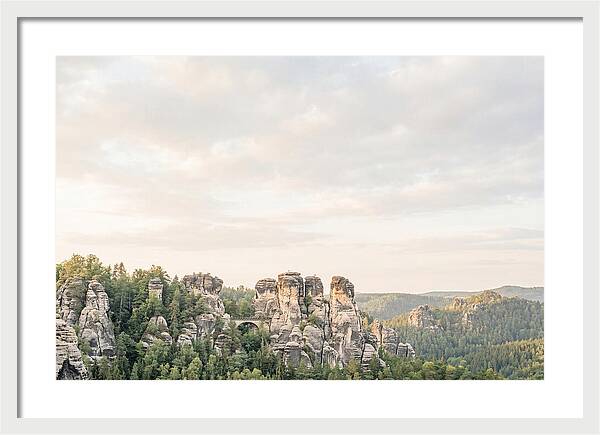 Bastei Rock Formation Tranquility