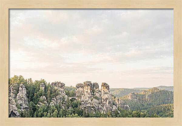 Bastei Rock Formation Tranquility