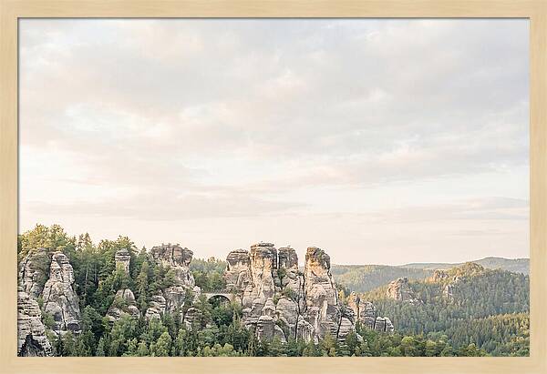 Bastei Rock Formation Tranquility
