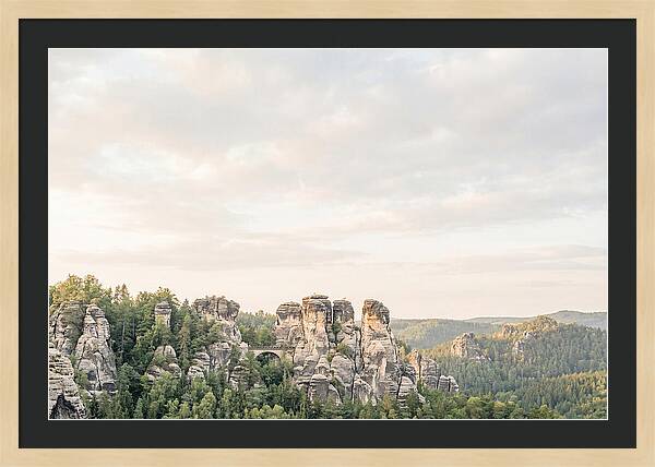 Bastei Rock Formation Tranquility