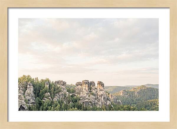 Bastei Rock Formation Tranquility