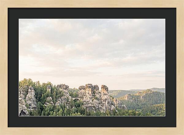 Bastei Rock Formation Tranquility