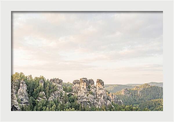 Bastei Rock Formation Tranquility