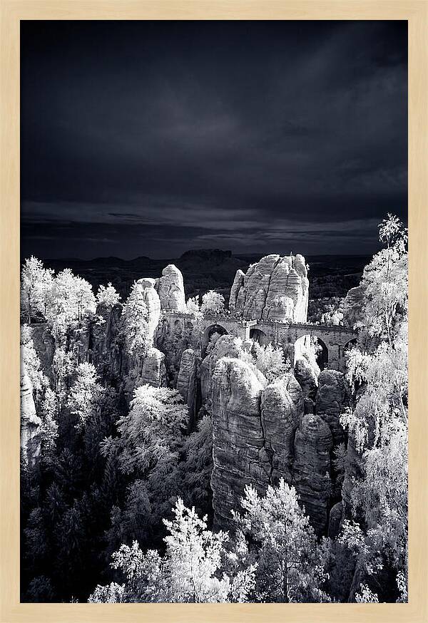 Bastei Rock Formation Tranquility