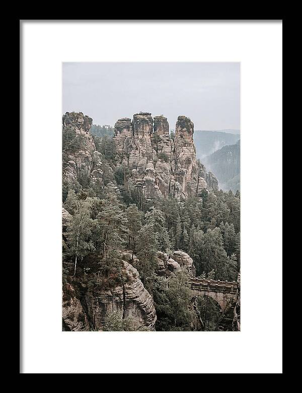 Bastei Rocks Under Tranquil Skies