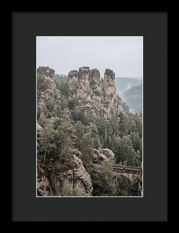 Bastei Rocks Under Tranquil Skies