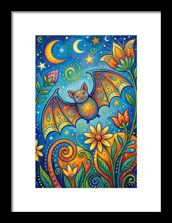 Bat Folk In A Whimsical Garden