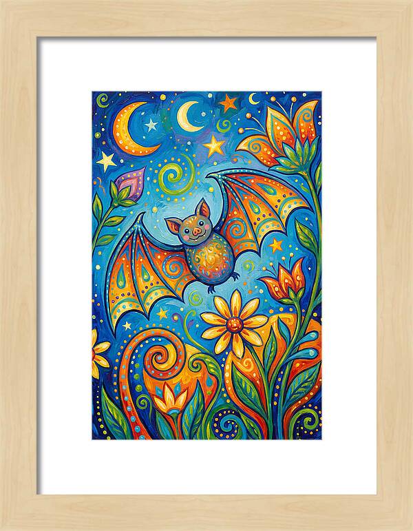 Bat Folk In A Whimsical Garden