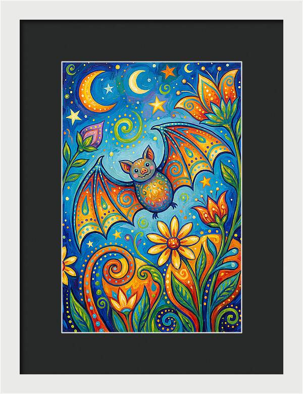 Bat Folk In A Whimsical Garden