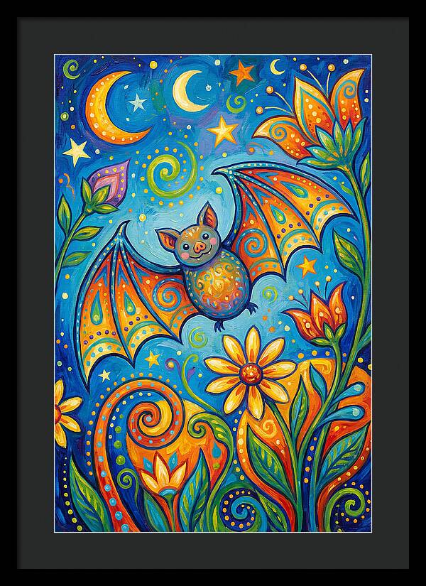 Bat Folk In A Whimsical Garden