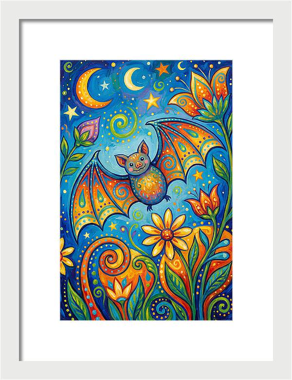 Bat Folk In A Whimsical Garden